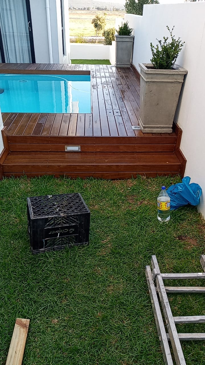 Pool deck construction