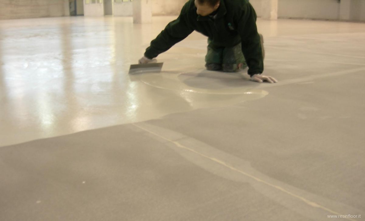 Epoxy and polyurethane flooring
