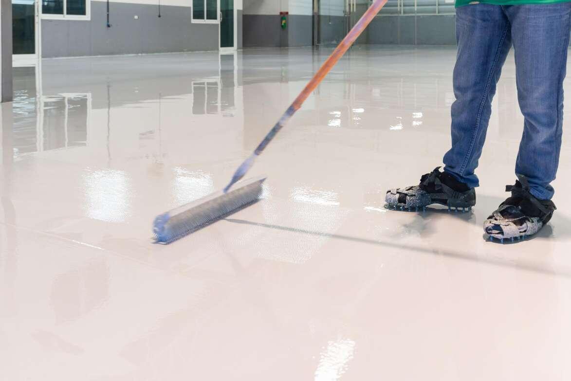 Epoxy and polyurethane flooring