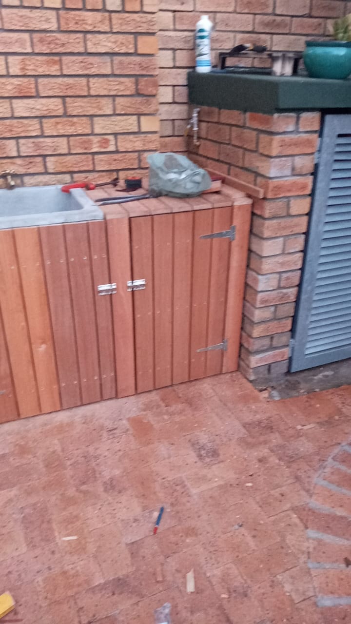 Outside storage cupboard