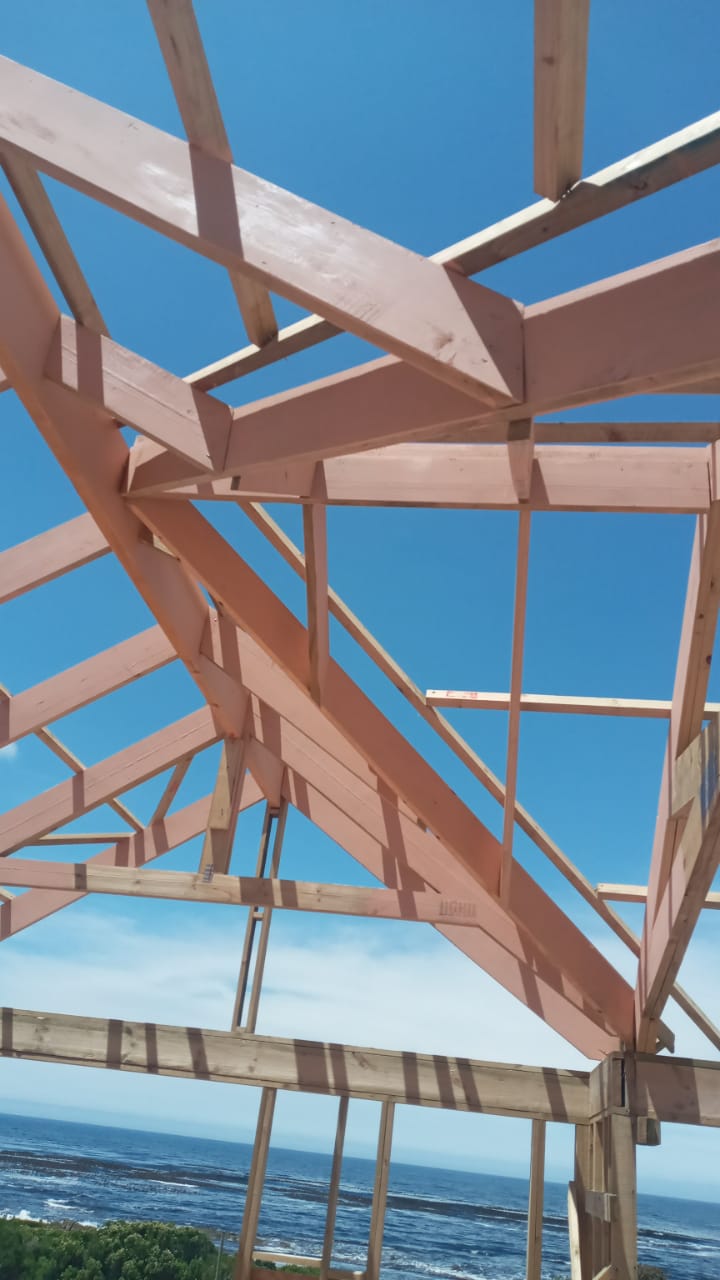 Timber-frame room