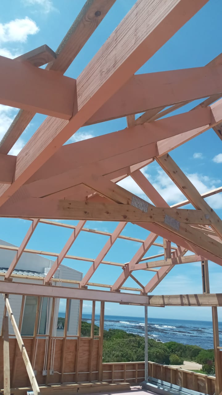 Timber-frame room